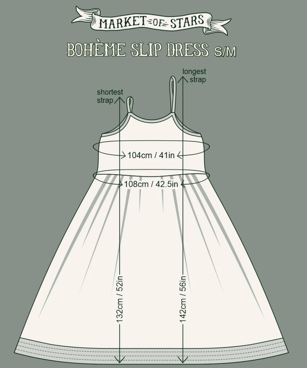 Wild Beauty Bohéme Slip Dress – Chateau Bel Age Boutique (view 6)
