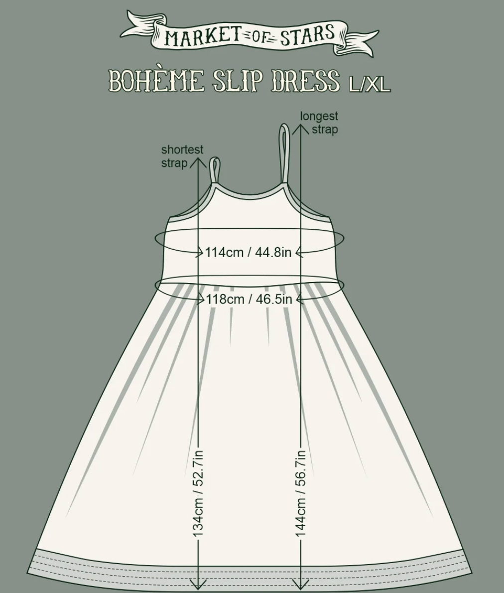 Wild Beauty Bohéme Slip Dress – Chateau Bel Age Boutique (view 7)