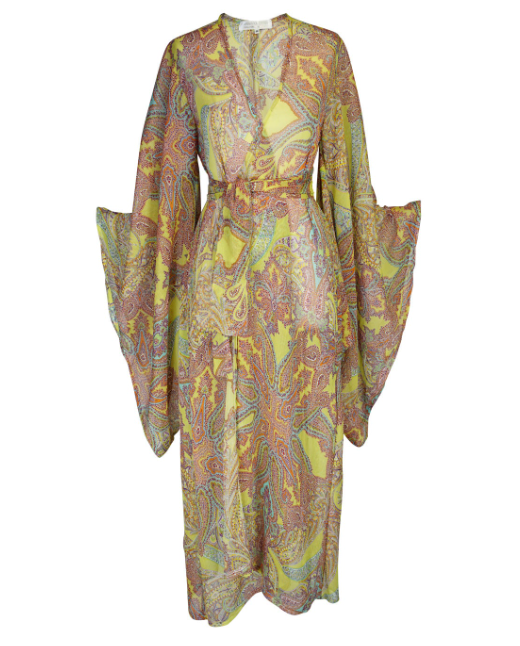 Peridot Paisley Kimono by JGrace