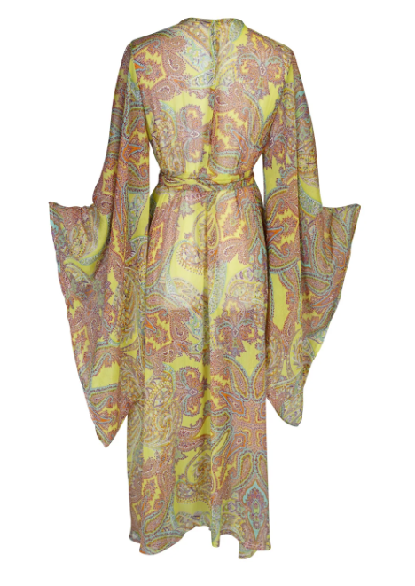 Peridot Paisley Kimono by JGrace