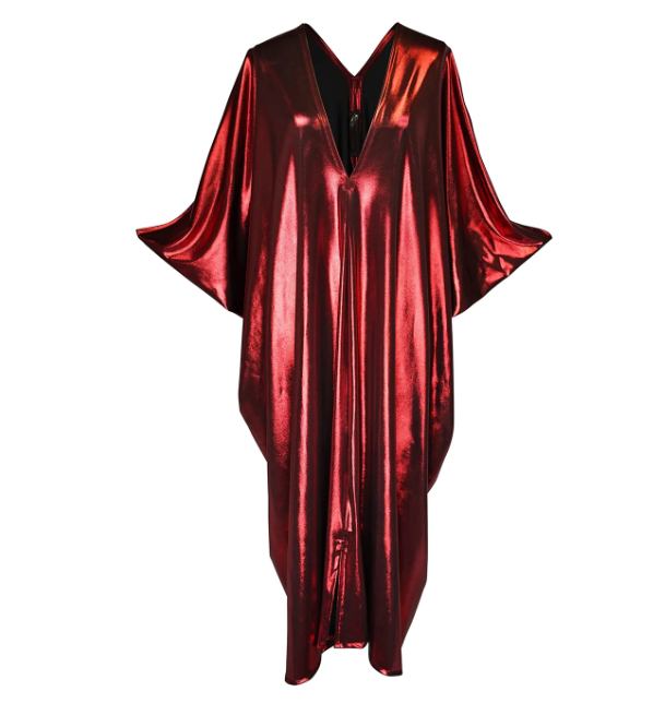 Electric Cherry Caftan Kaftan Dress by JGrace – Chateau Bel Age Boutique (view 5)