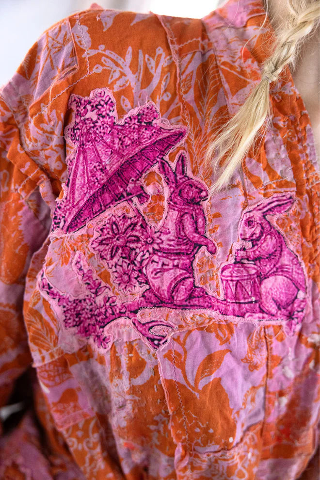 Patchwork Kei Kimono in Marmalade by Magnolia Pearl