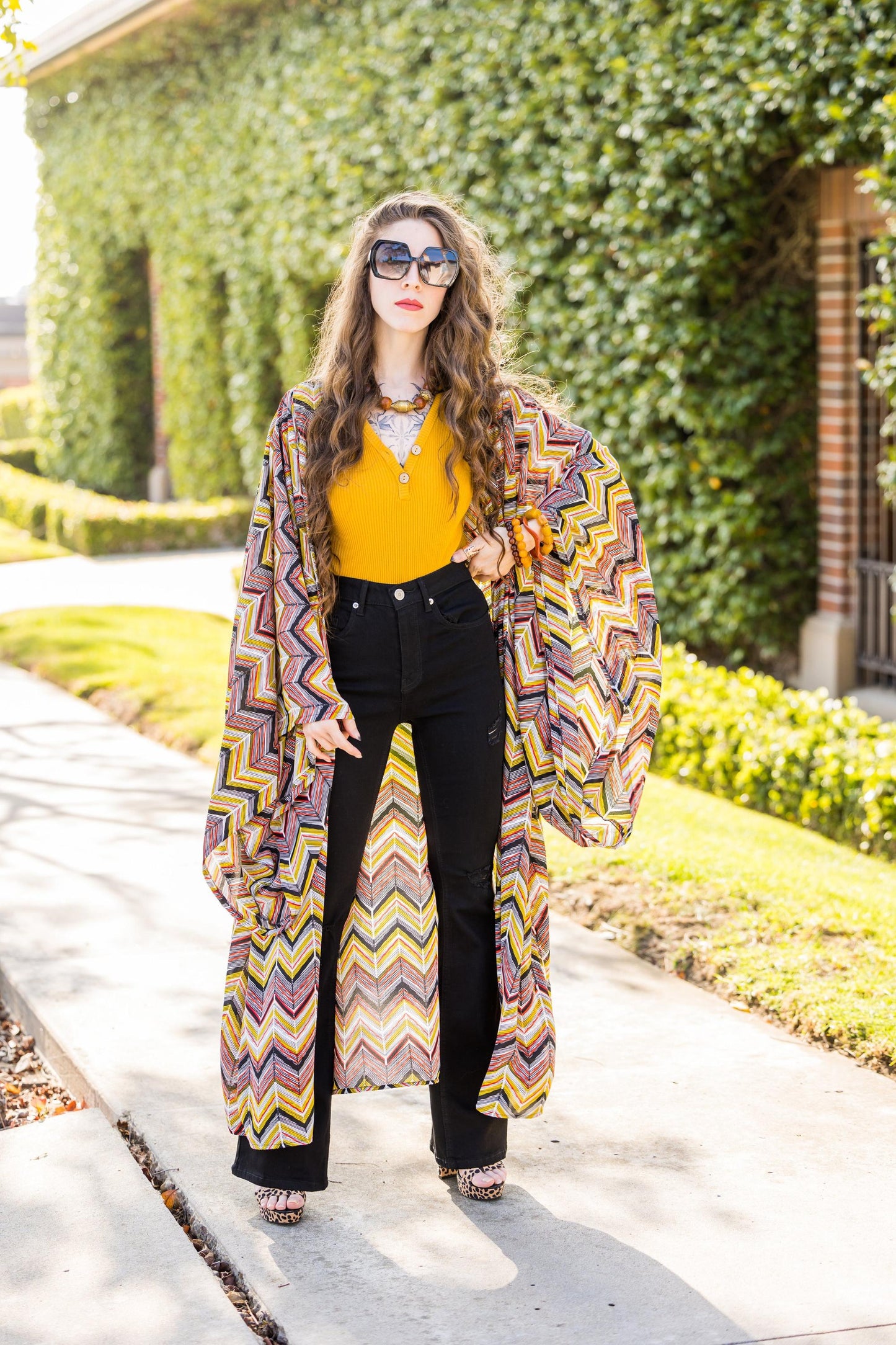 Solar Chev Kimono by Jennafer Grace