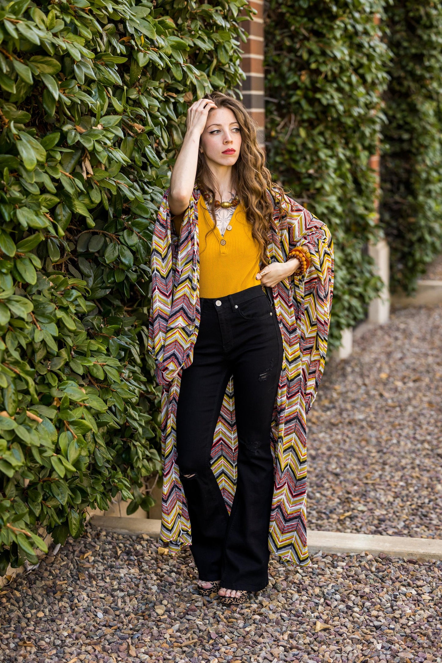 Solar Chev Kimono by Jennafer Grace