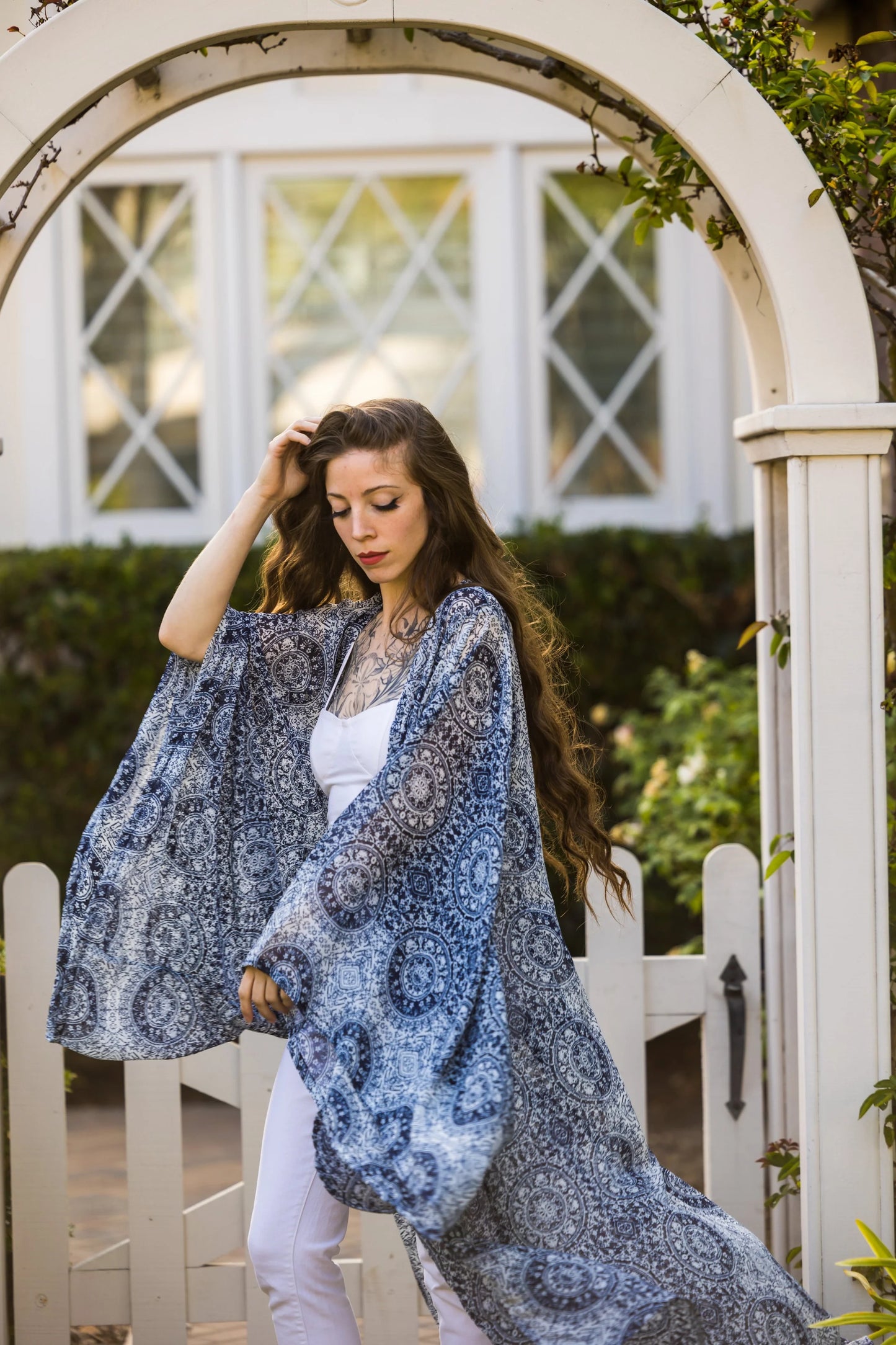 Sweet Mandala Kimono by Jennafer Grace