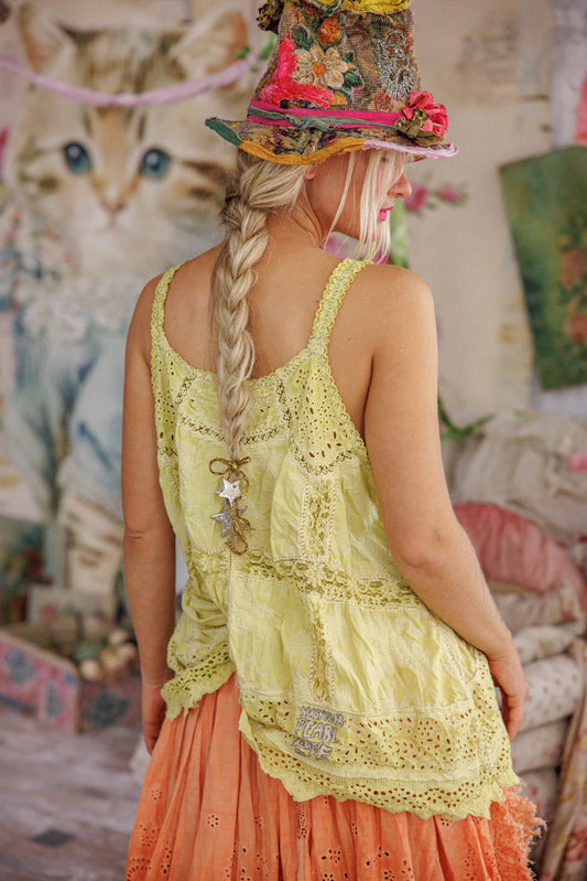 Eyelet Clementine Tank 384 in Yuzu by MPearl