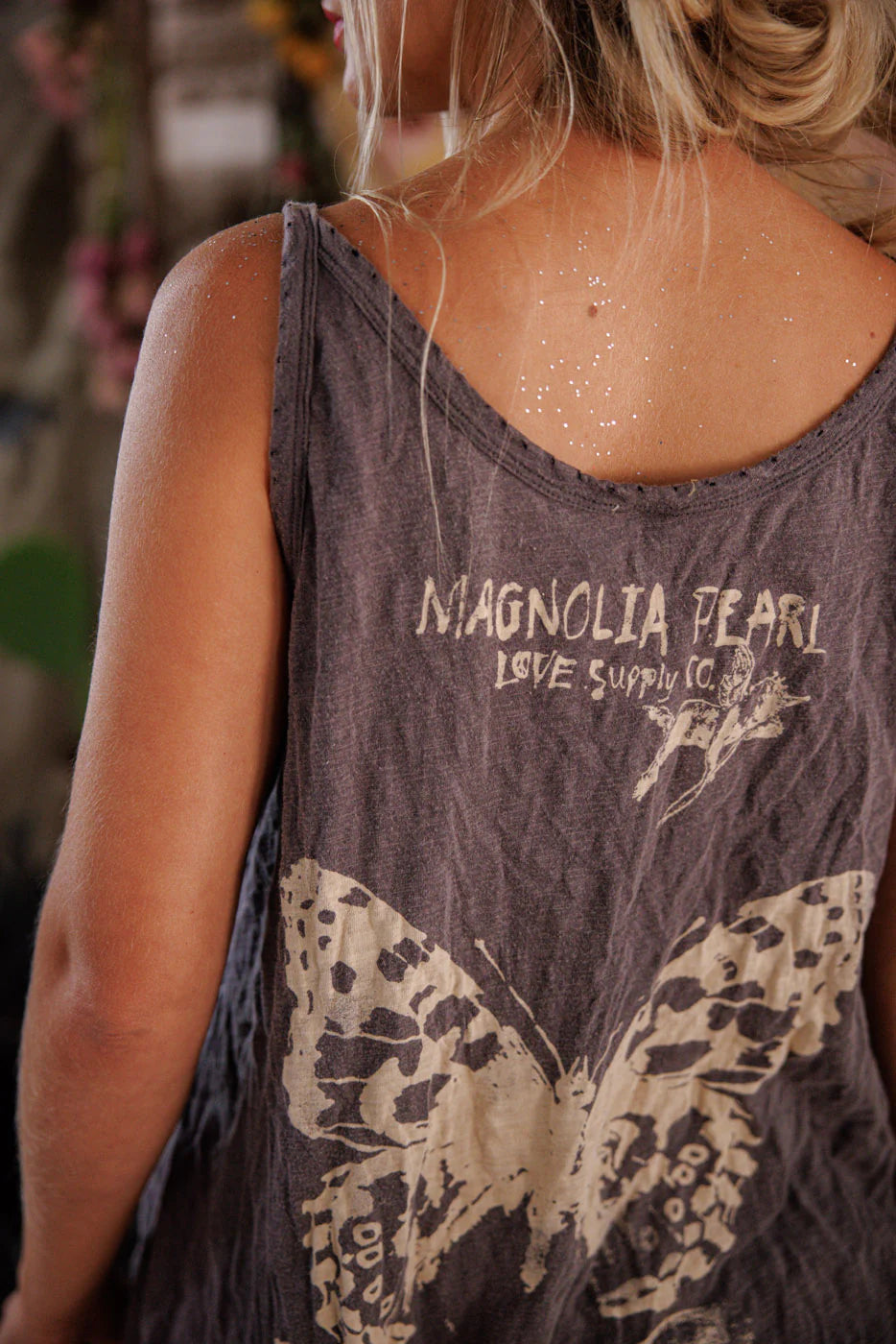 Butterfly Totem Lana Tank 428 by Magnolia Pearl