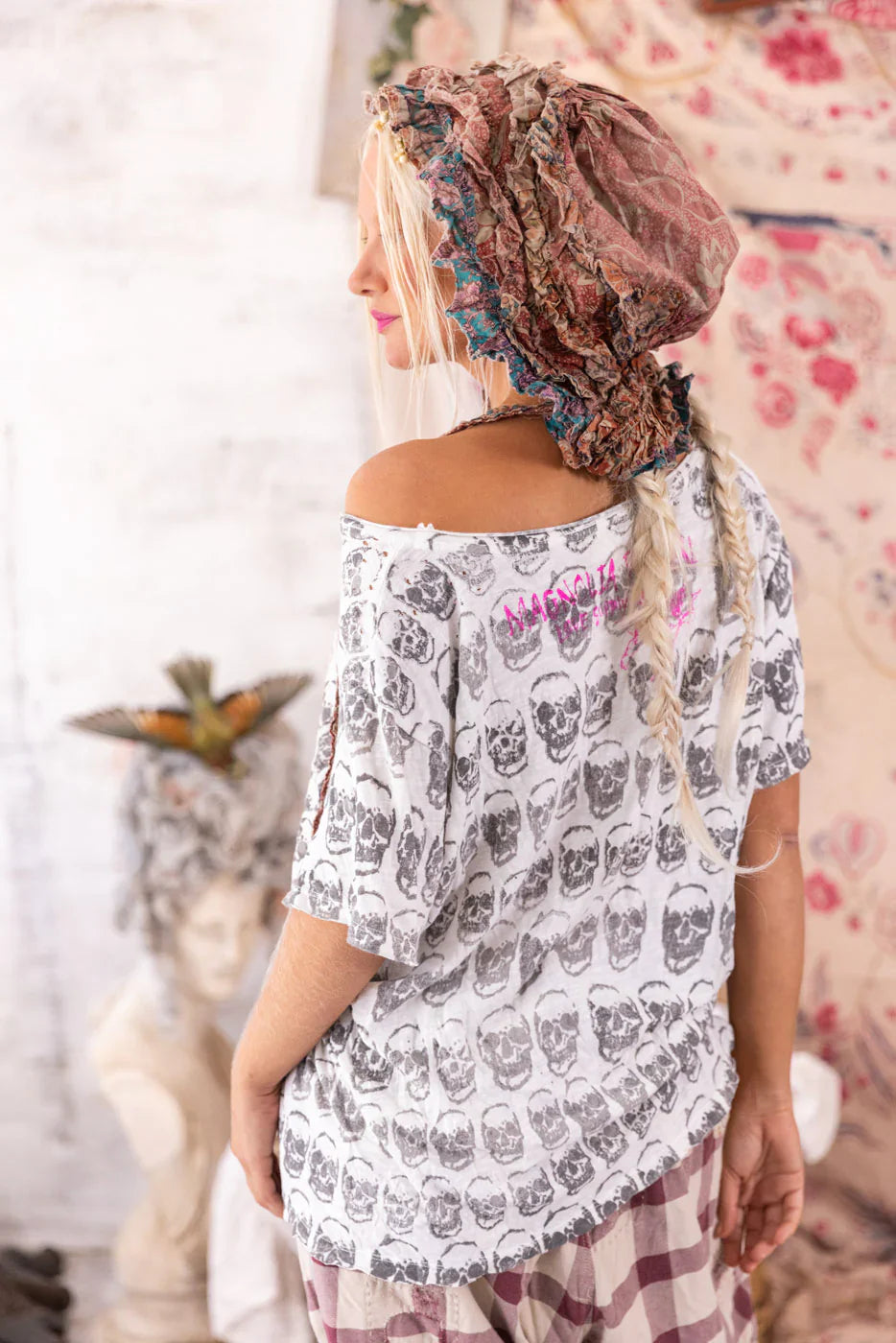 Skulls T in Muertos by Manolia Pearl