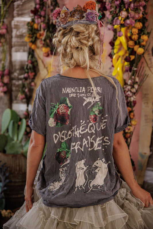 Discotheque Fraises Tee Top 2663 Ozzy by Magnolia Pearl
