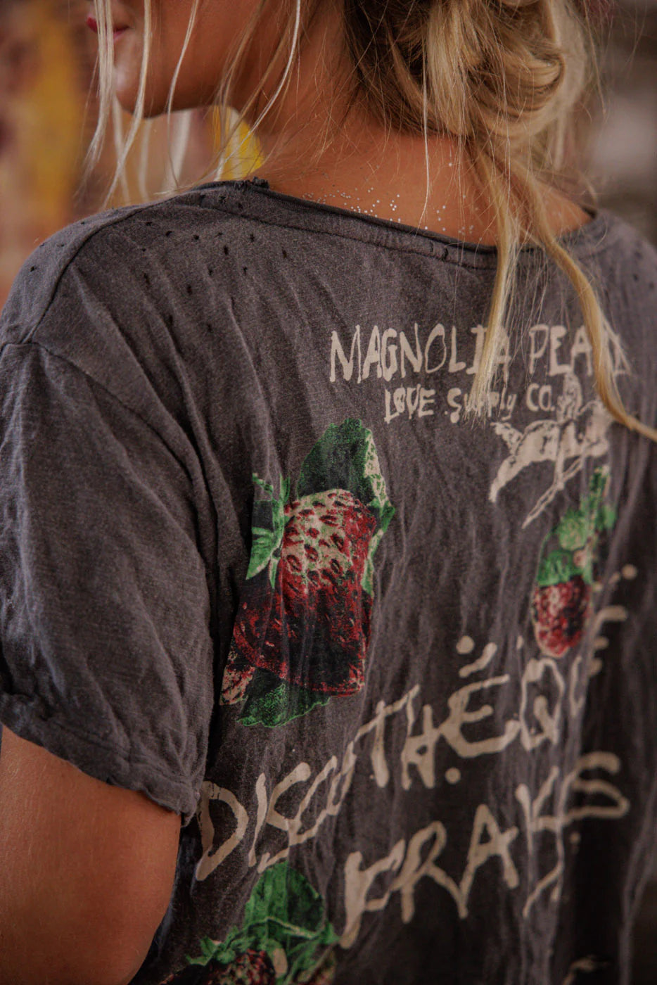 Discotheque Fraises Tee Top 2663 Ozzy by Magnolia Pearl