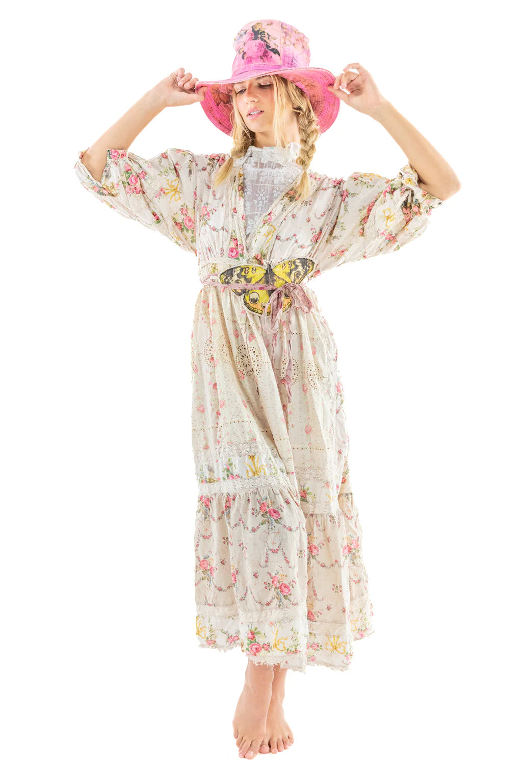 Patchwork Floral Chaney Dress by Magnolia Pearl