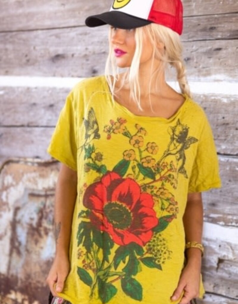 Cherub Poppy Cotton Jersey T by Magnolia Pearl