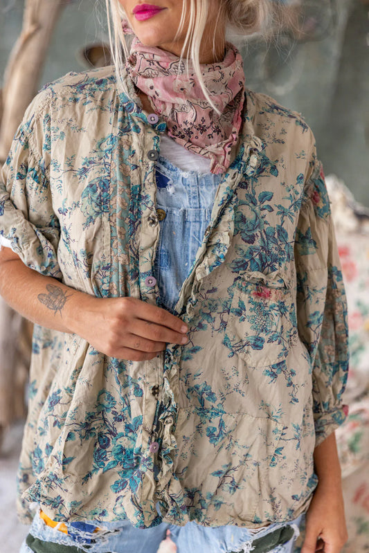 Idgy Ruffle Shirt in Hope by Magnolia Pearl