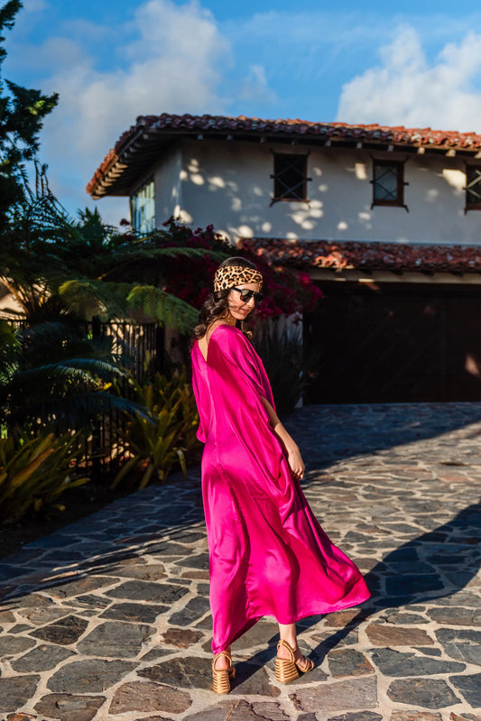 Ravissant Rouge Caftan by Jennafer Grace