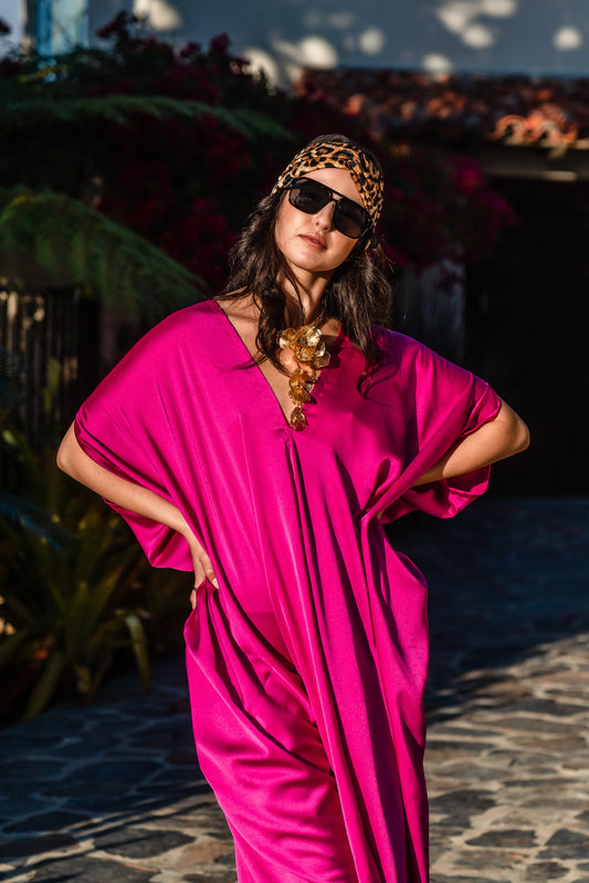 Ravissant Rouge Caftan by Jennafer Grace