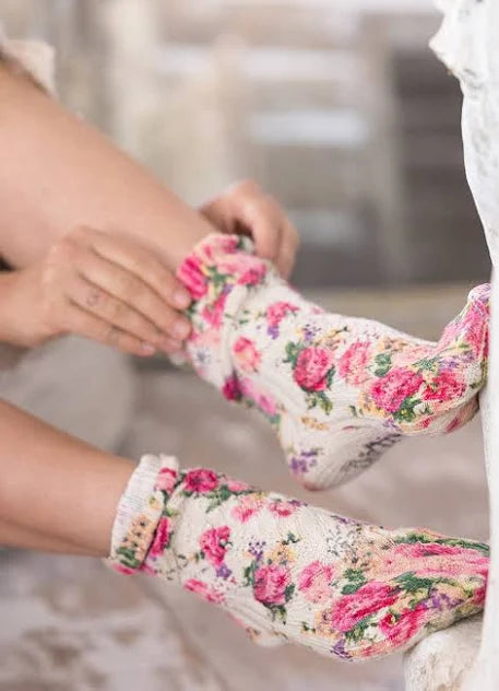 Floral Lil Dipper Socks in Eulalle by Magnolia Pearl