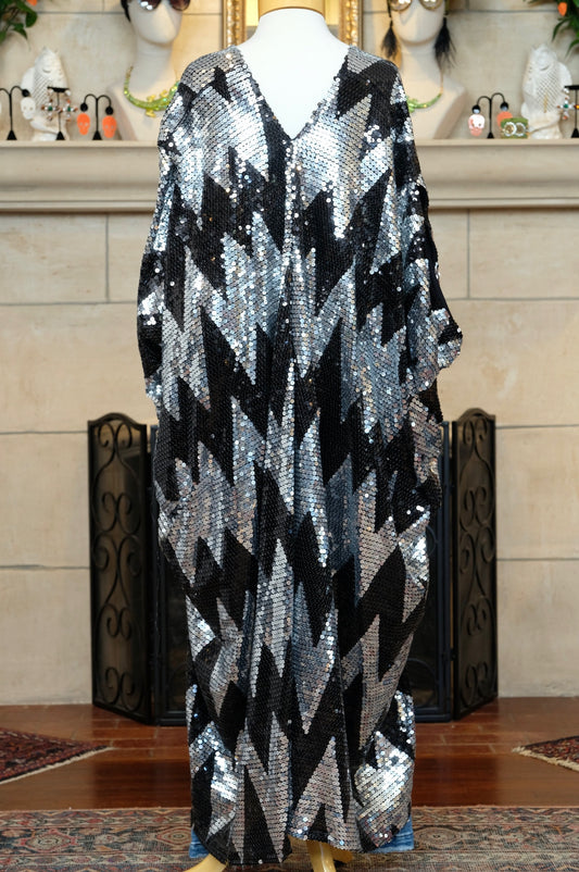 In The Zone Sequin Caftan by Jennafer Grace
