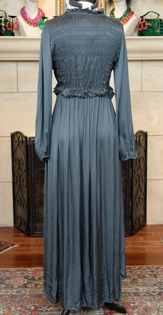 Gigli Dress in Charcoal