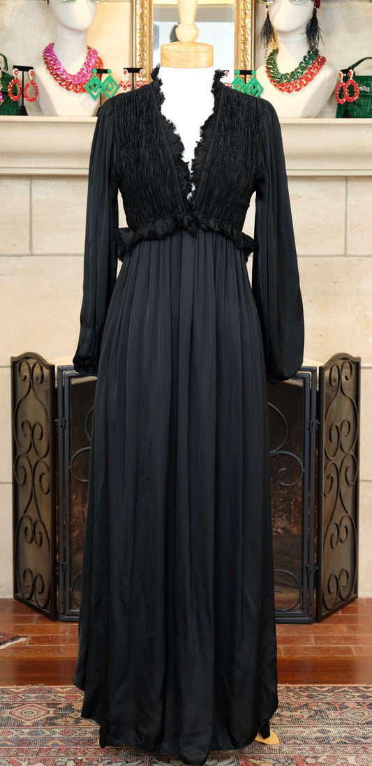 Gigli Dress in Inky Black