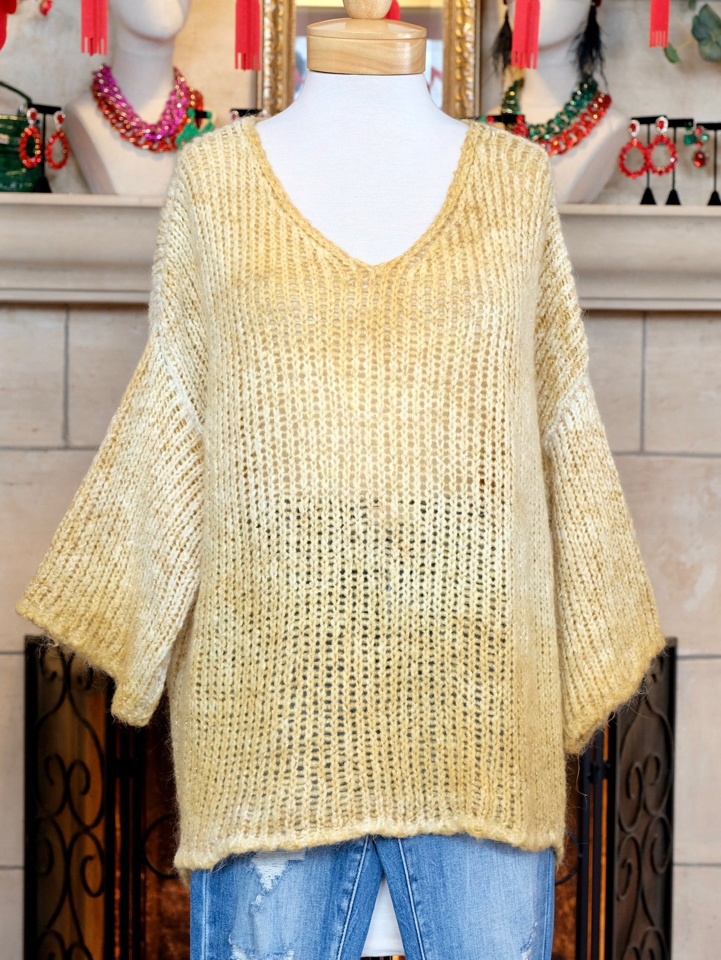 Golden Ombre Sweater
