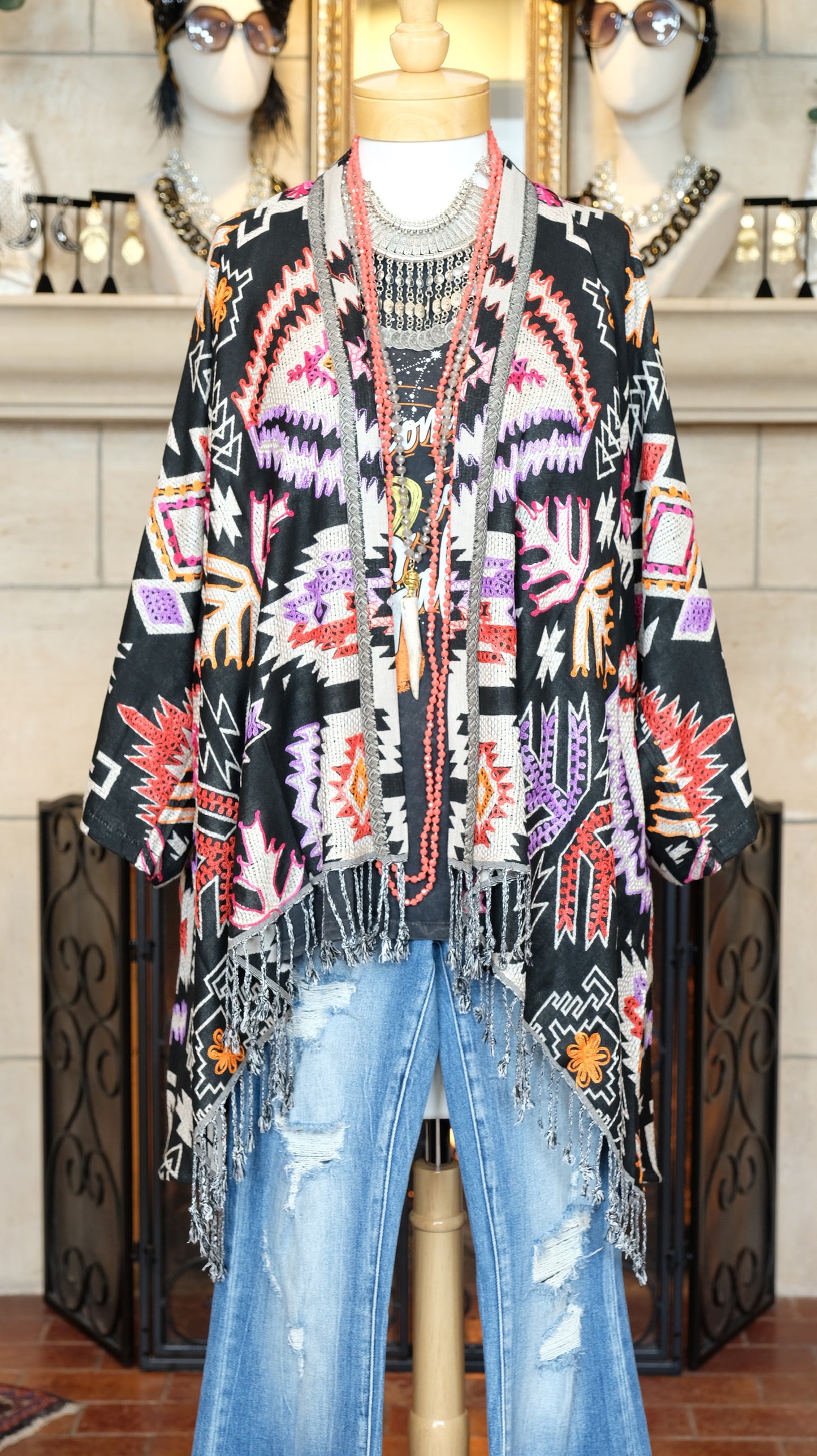 House of Spirits in Tribal Long Duster