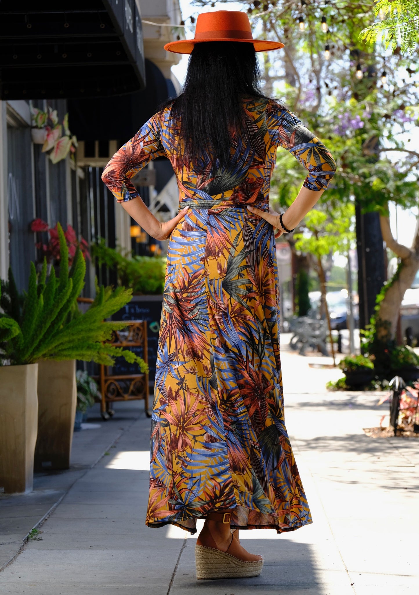 Miracle Mile Wrap Dress in Paradise