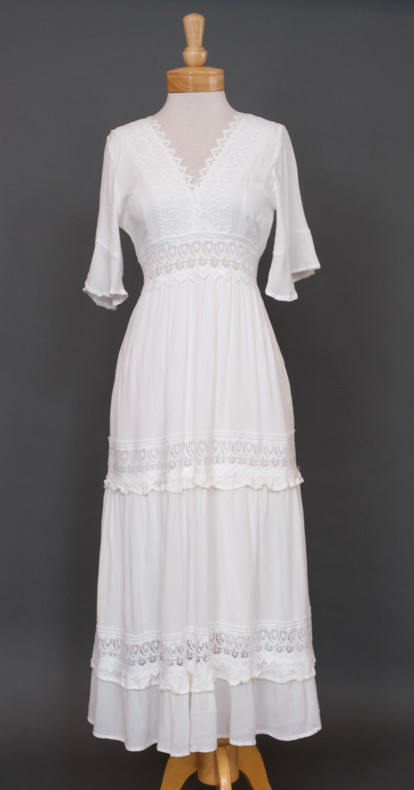 Blossom Dress in White