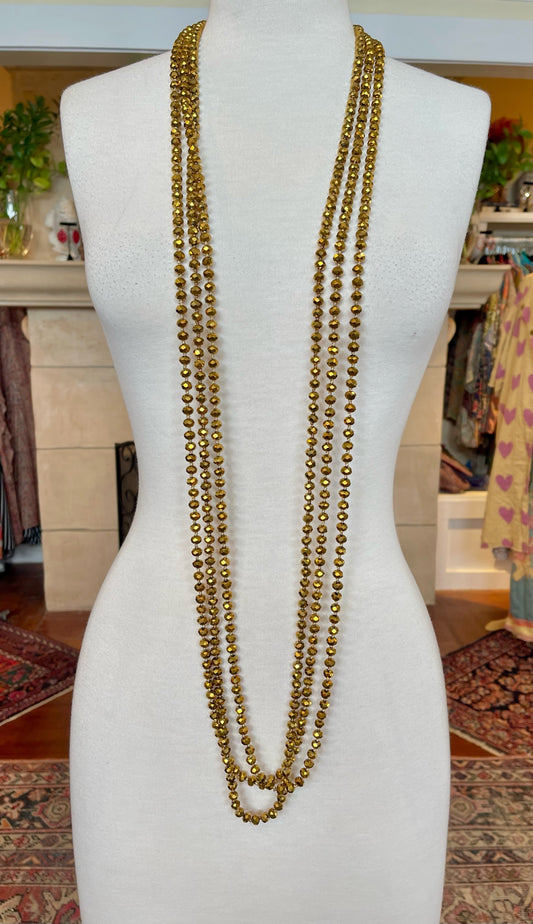 Moroccan Gold Crystal Strand