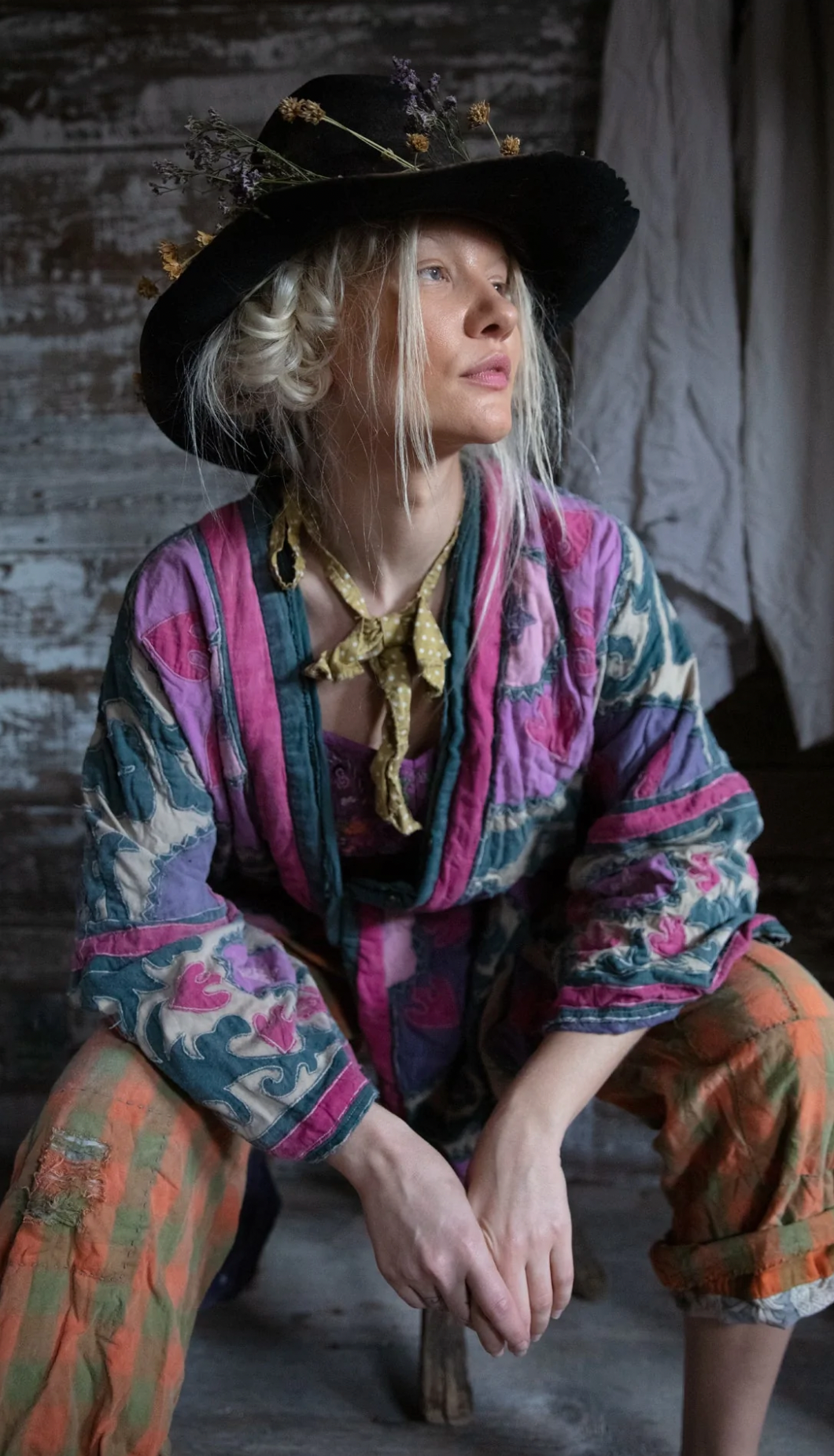 Appliqué Hippie Coat by Magnolia Pearl