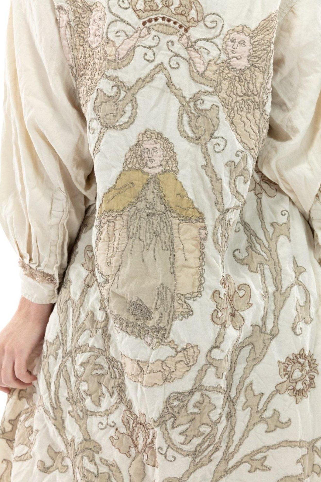 Leola Embroidered Smock Coat JACKET 504 by Magnolia Pearl