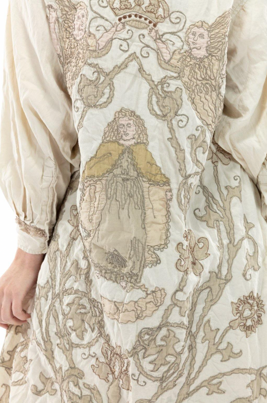 Leola Embroidered Smock Coat JACKET 504 by Magnolia Pearl
