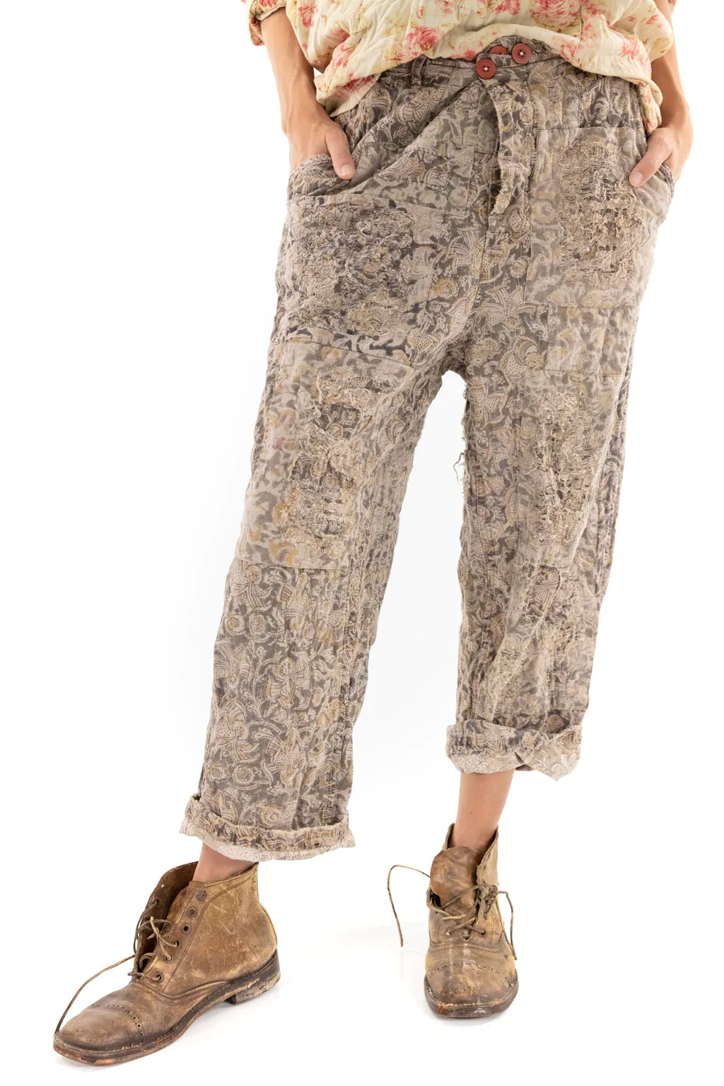 Block Print Provision Trousers by Magnolia Pearl