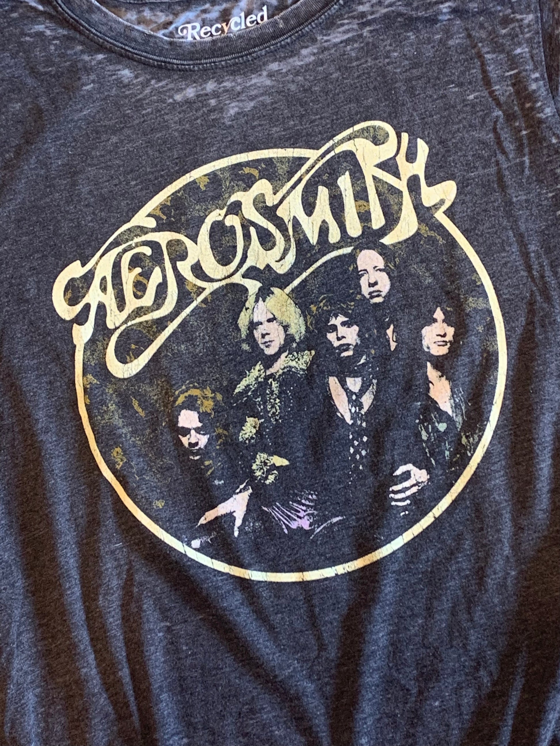 Aerosmith Farewell Tour And Their Signatures T-shirt
