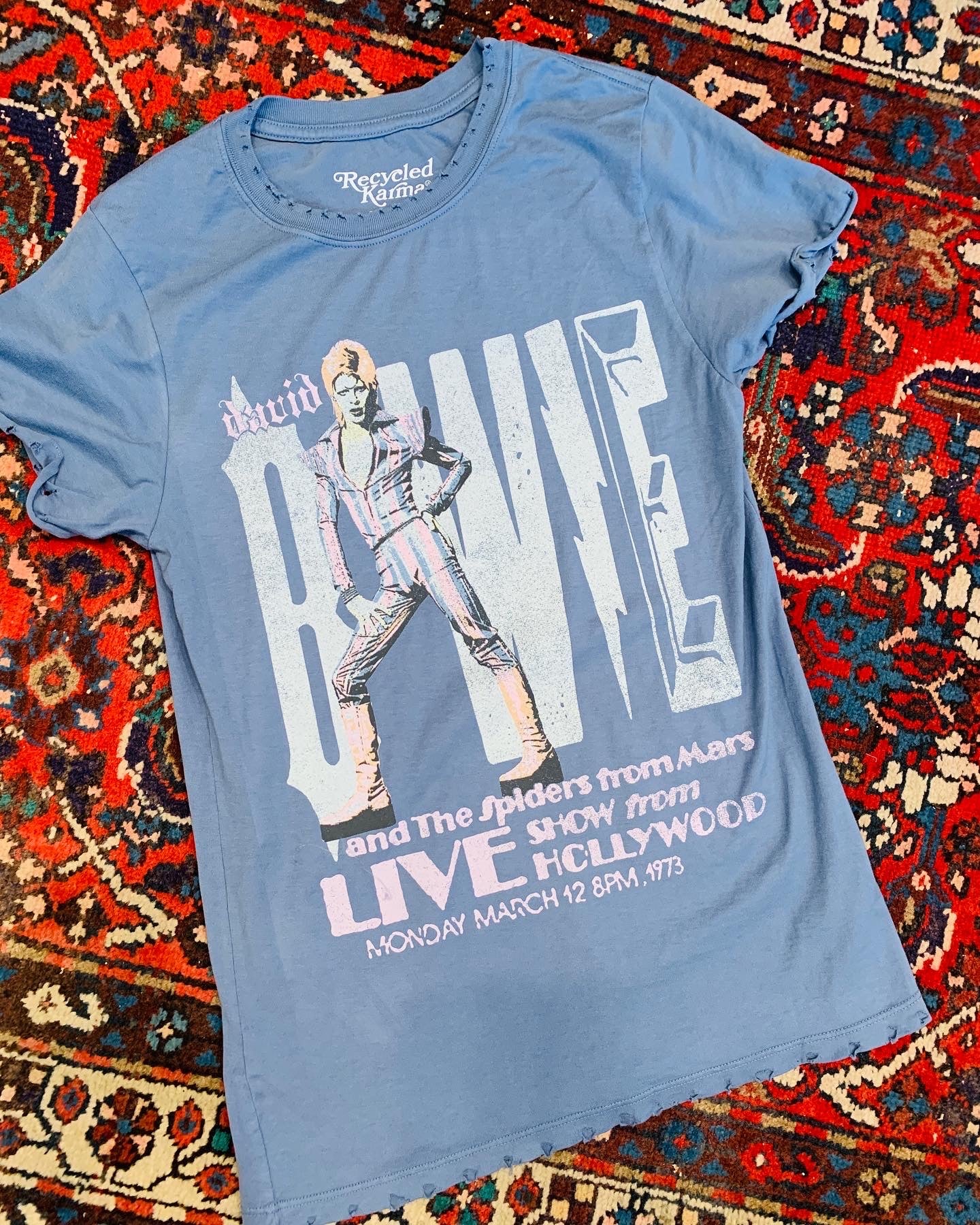 David Bowie Blue T-Shirt