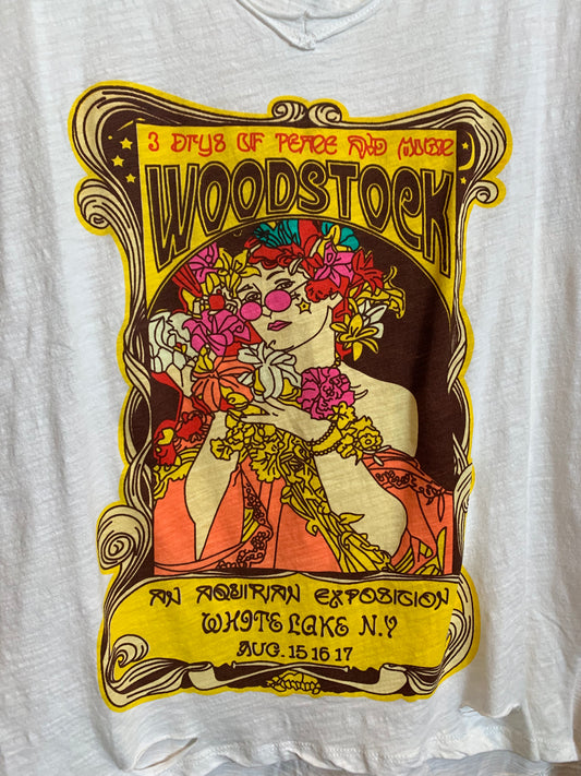 Woodstock Art Nouveau Style Poster T-Shirt