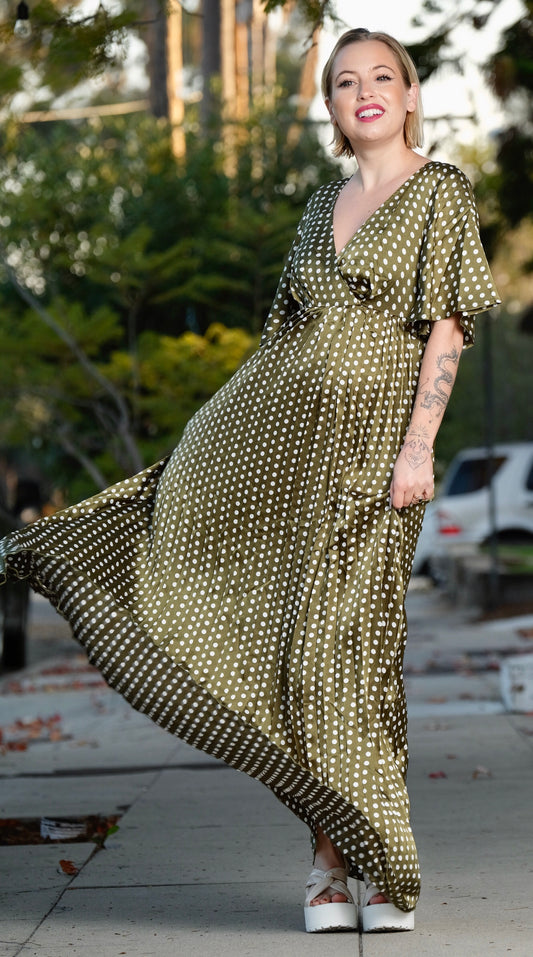 Mimi Dress in Green